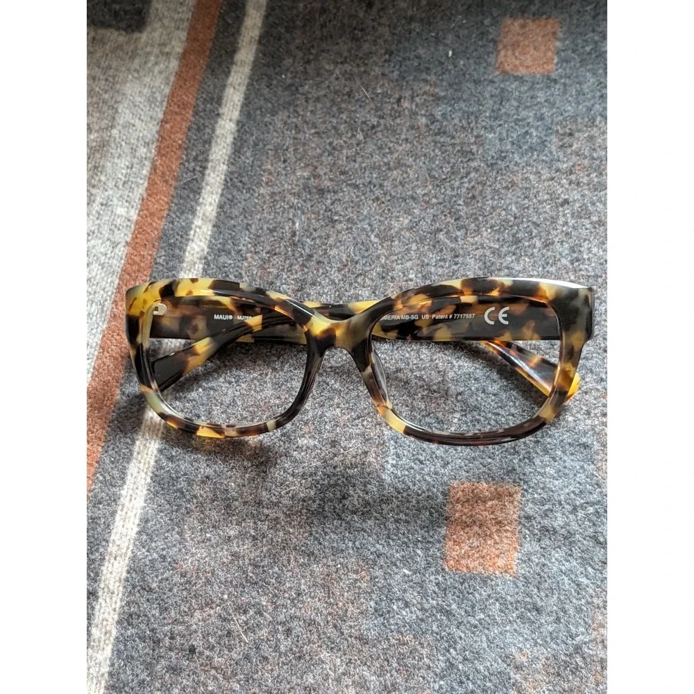 MAUI JIM PLUMERIA MJ768-10L BLONDE TORTOISE SUNGLASSES FRAME ONLY